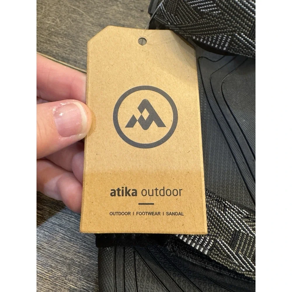 Atika Outdoor Sandal Size 42 US 9‎ Black Gorpcore